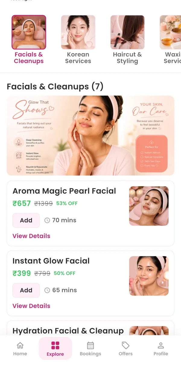 Jen Beauty app screenshot 2